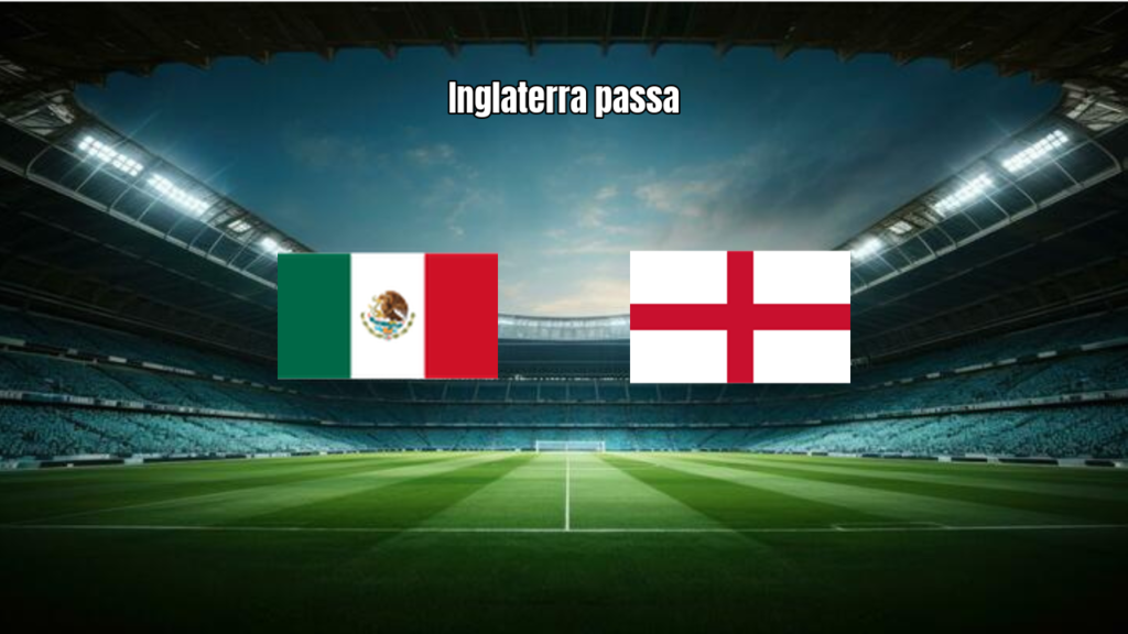 Inglaterra Vence México 3-2 em Jogo Dramático nas Oitavas