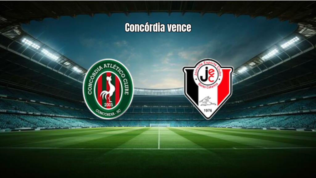 Concórdia U20 vence Joinville U20 pelo Catarinense