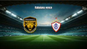 Amazonas 0x2 AO Itabaiana: vitória tricolor na Série C