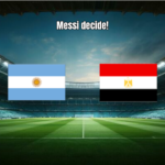 Argentina 3x2 Egito: Messi brilha e Argentina avança nas oitavas