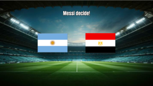 Argentina 3x2 Egito: Messi brilha e Argentina avança nas oitavas
