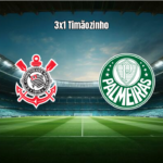 Corinthians U17 domina Palmeiras e vence clássico por 3 a 1