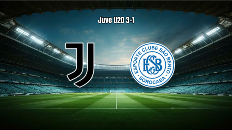 Juventus U20 domina São Bento e vence por 3 a 1 pelo Paulista U20
