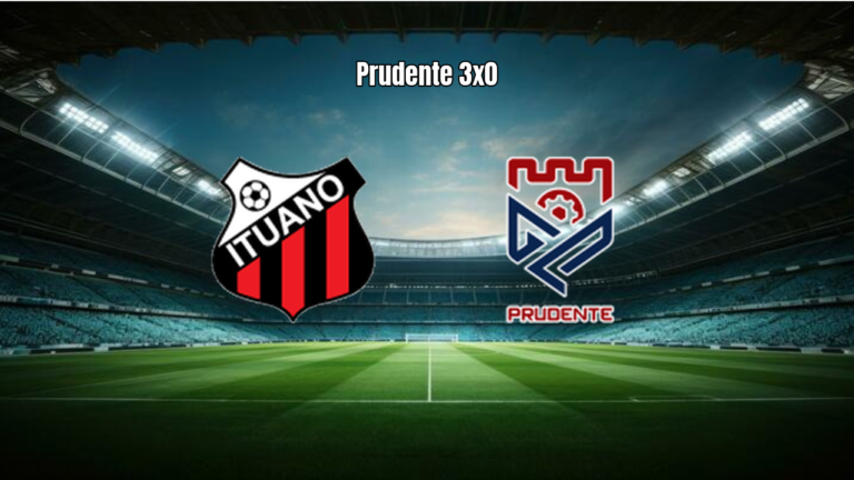 Grêmio Prudente U20 domina Ituano e vence por 3 a 0