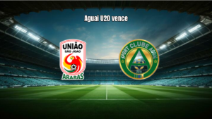 Aguai U20 vence União São João por 2 a 1 no Paulista U20