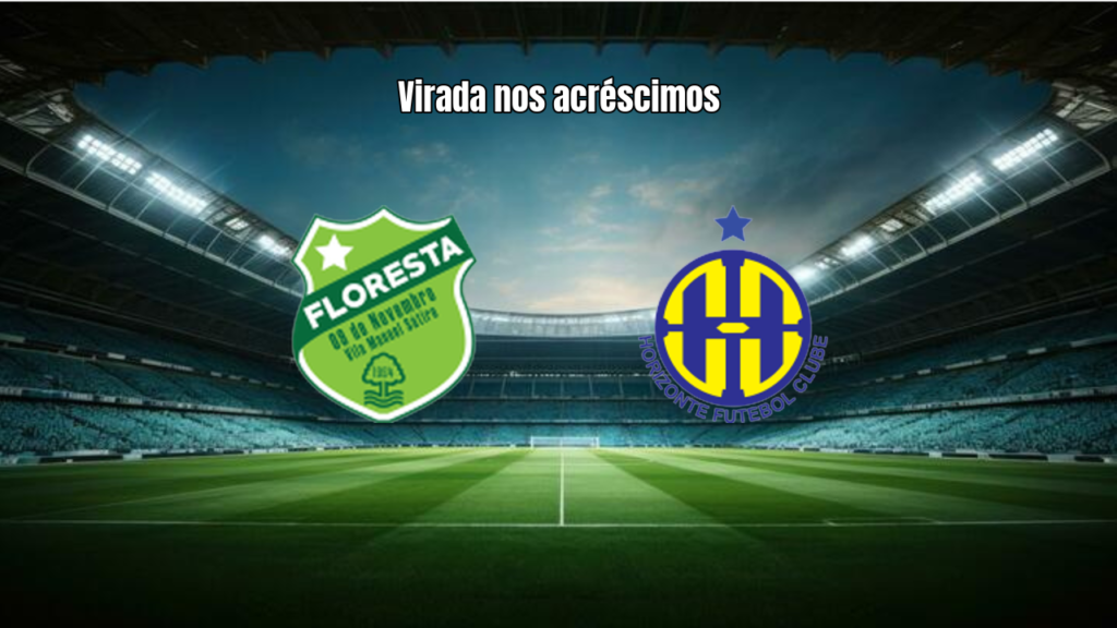 Floresta CE U20 vence Horizonte U20 de virada na Cearense