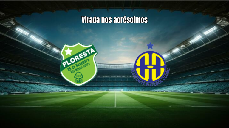 Floresta CE U20 vence Horizonte U20 de virada na Cearense