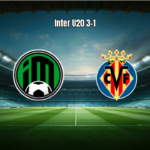 Inter de Minas U20 vence Villa Real U20 por 3 a 1