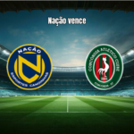 Nação U20 supera Concórdia U20 por 2 a 1 no Catarinense