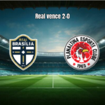 Real Brasília U20 vence Planaltina DF por 2 a 0 na 9ª rodada