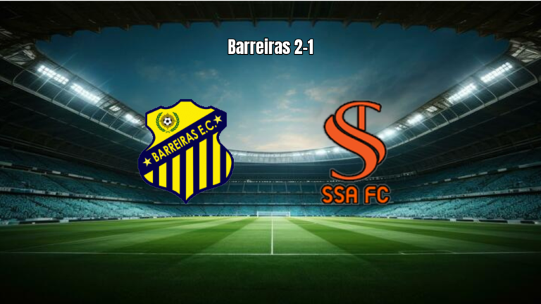 Barreiras FC vence SSA por 2-1 na semifinal do Baiano