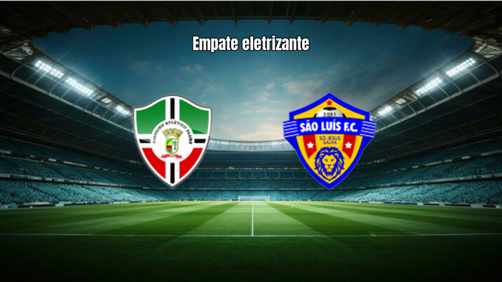 Pinheiro 1x1 São Luis: Empate nas Quartas do Maranhense