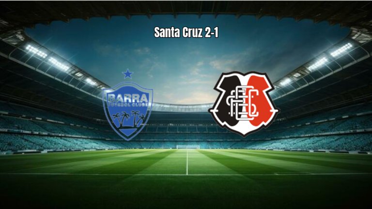 Barra 1-2 Santa Cruz: Destaques da Rodada 14 da Série C