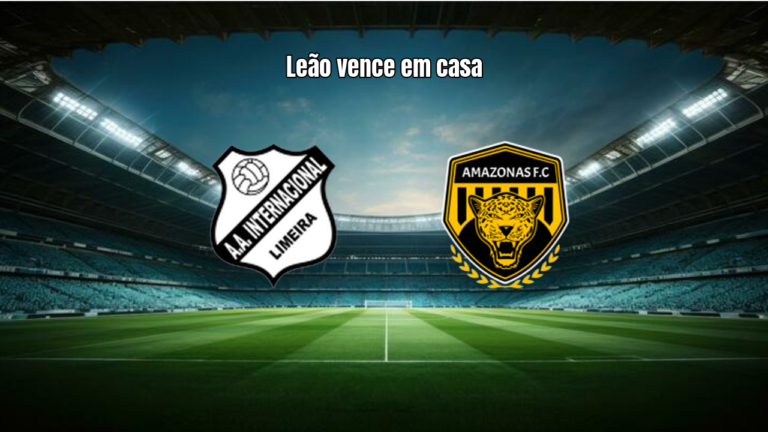 Inter de Limeira vence Amazonas por 1 a 0 na Série C