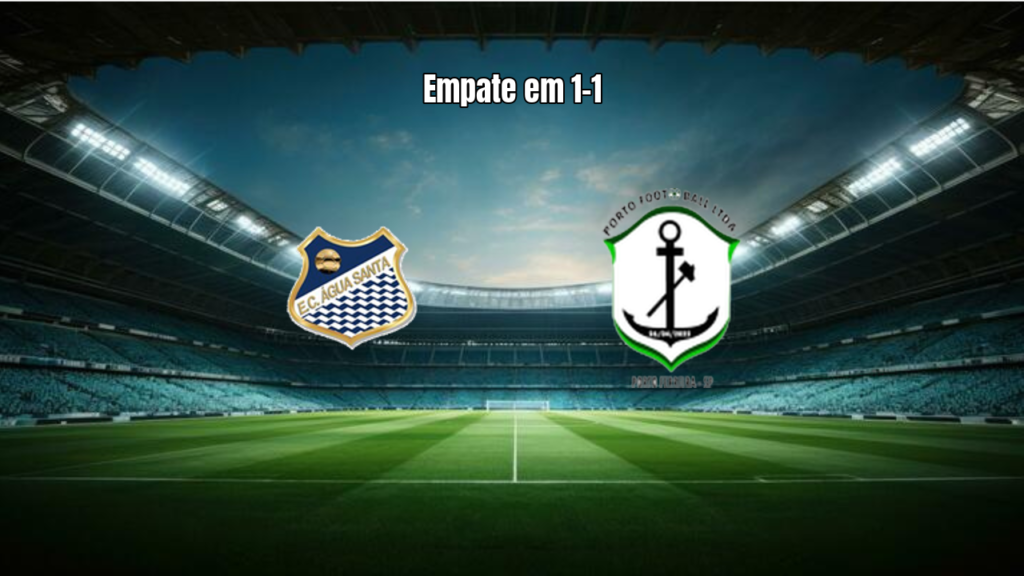 Água Santa U20 e Porto Football U20 empatam em 1-1