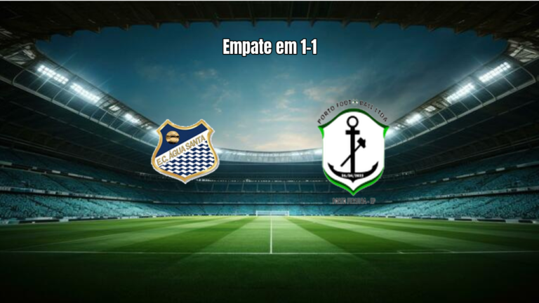 Água Santa U20 e Porto Football U20 empatam em 1-1