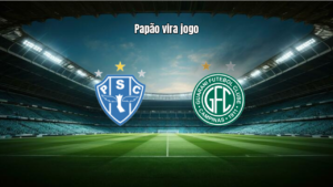 Paysandu 3x2 Guarani: Virada emocionante na Série C 2026