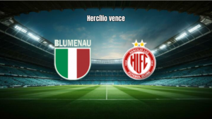 Hercílio Luz vence Blumenau por 2 a 0 no Catarinense Série B