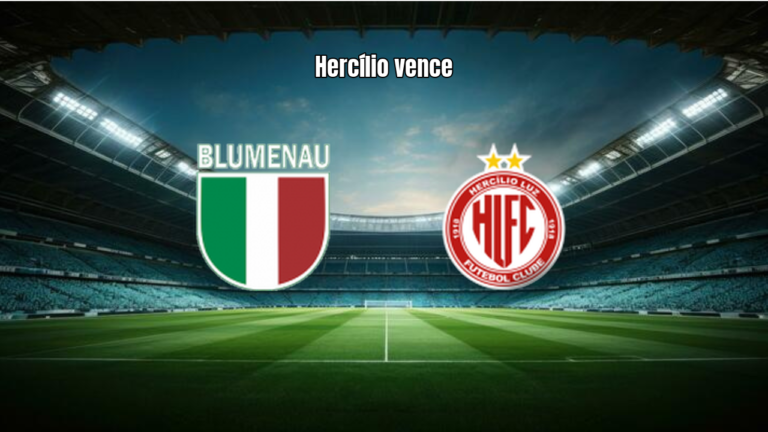 Hercílio Luz vence Blumenau por 2 a 0 no Catarinense Série B