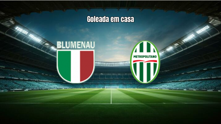 Blumenau goleia Metropolitano por 4 a 1 no Catarinense Série B