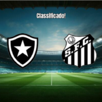 Botafogo U20 bate Santos U20 e avança no Brasileirão