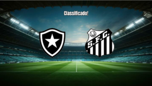 Botafogo U20 bate Santos U20 e avança no Brasileirão