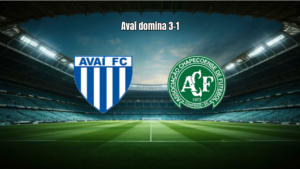 Avaí U20 vira para cima da Chapecoense U20 e vence por 3-1