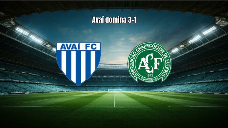 Avaí U20 vira para cima da Chapecoense U20 e vence por 3-1