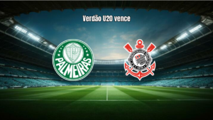 Palmeiras U20 vence Corinthians e avança nas quartas do Brasileirão