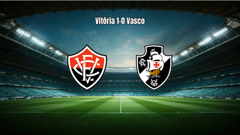 Vitória vence Vasco por 1 a 0 na Série A