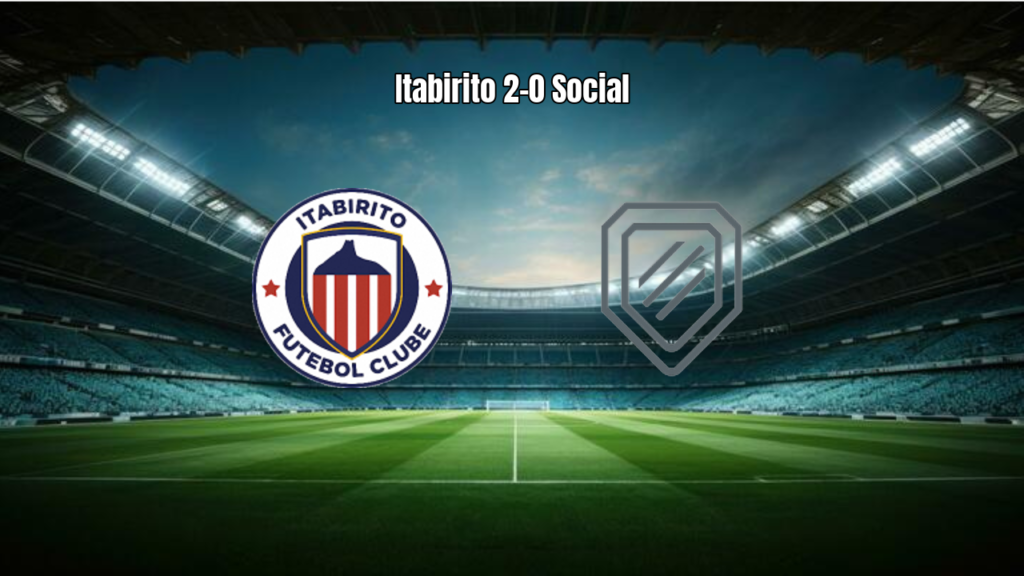 Itabirito U20 derrota Social U20 por 2 a 0 no Mineiro