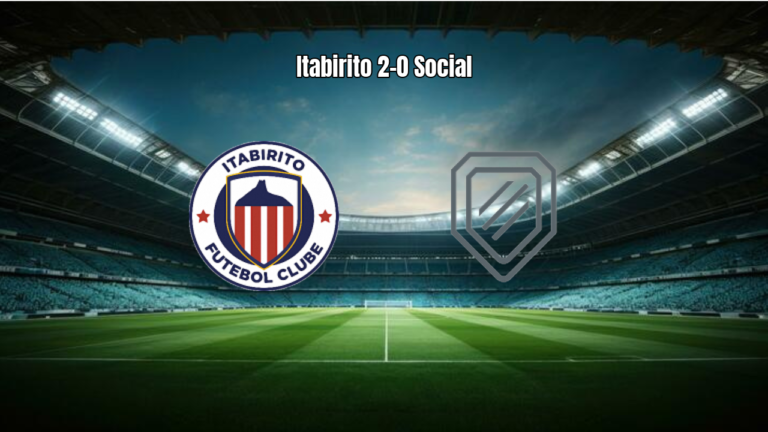 Itabirito U20 derrota Social U20 por 2 a 0 no Mineiro