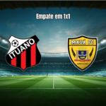Ituano U20 e Mauá U20 empatam em 1 a 1 no Paulista