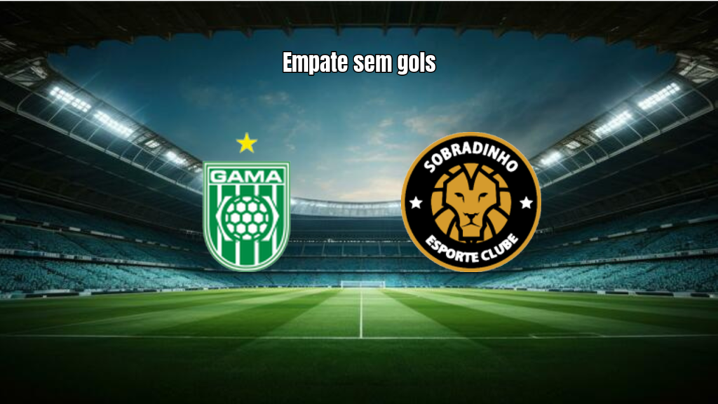 Gama U20 e Sobradinho U20 empatam em 0 a 0 pela Brasiliense U20