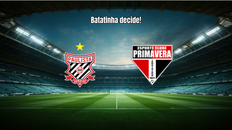 Paulista 1x0 Primavera SP: Gol de Lucas Batatinha Decide na Copa Paulista