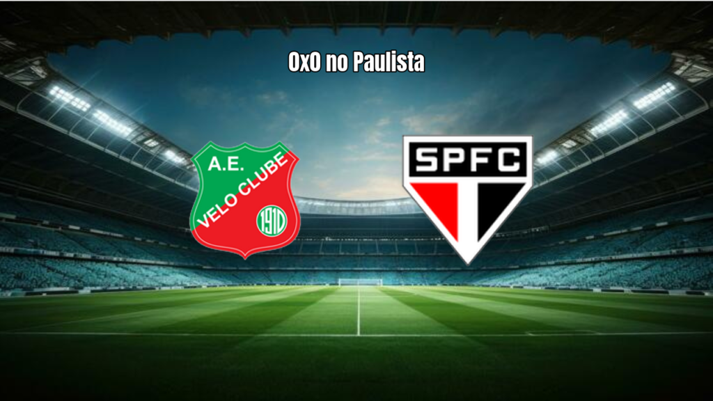 Velo Clube U20 e São Paulo U20 ficam no 0x0 na rodada 7