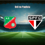 Velo Clube U20 e São Paulo U20 ficam no 0x0 na rodada 7