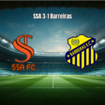 SSA domina Barreiras e garante vaga na final do Baiano