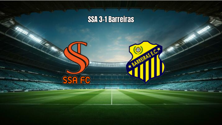 SSA domina Barreiras e garante vaga na final do Baiano
