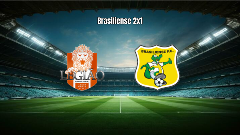 Legião U20 1x2 Brasiliense U20: Virada e Destaques da Partida