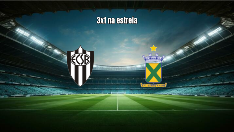 EC São Bernardo 3x1 Santo André: Destaques da Partida
