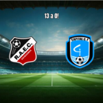 ARUC U20 0-13 Capital TO: Goleada Esmagadora