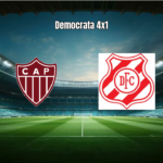 CAP 1-4 Democrata SL: Goleada nas Quartas do Mineiro