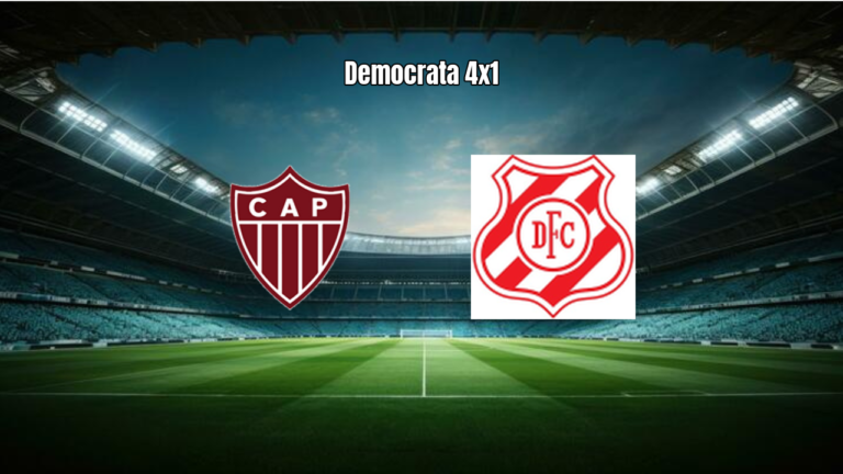 CAP 1-4 Democrata SL: Goleada nas Quartas do Mineiro