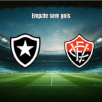 Botafogo 0x0 Vitoria: Domínio sem gols no Nilton Santos