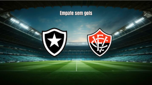 Botafogo 0x0 Vitoria: Domínio sem gols no Nilton Santos