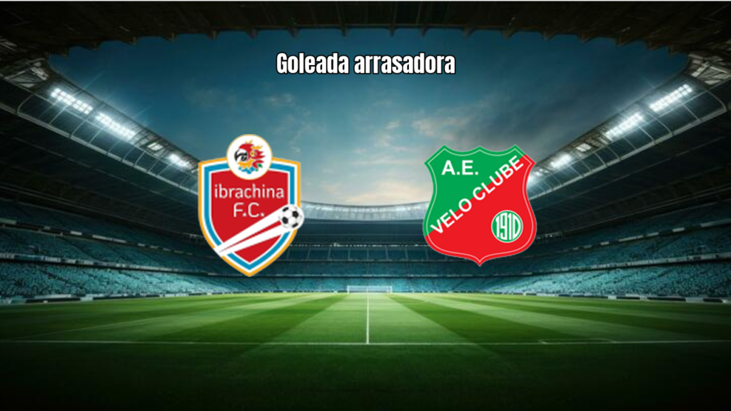 Ibrachina U20 atropela Velo Clube U20 com goleada de 5 a 0