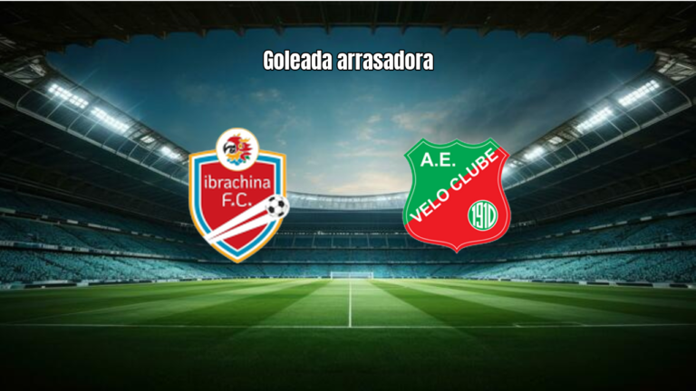 Ibrachina U20 atropela Velo Clube U20 com goleada de 5 a 0