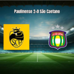 SC Paulinense U20 vence São Caetano e se destaca no Paulista