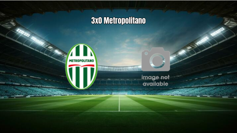 Metropolitano 3x0 Fluminense-SC: Vitória Convincente na Série B Catarinense